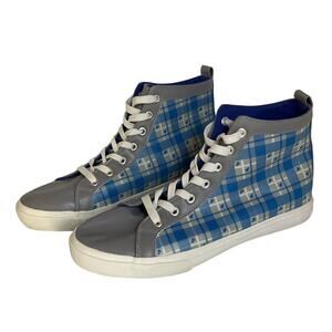 Harry Potter Ravenclaw Plaid Hi-Top Sneakers Men’s Size 8 Ground Up Shoes